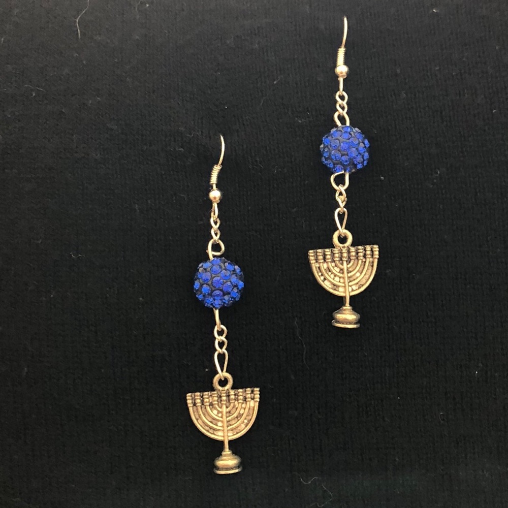Earrings and necklace